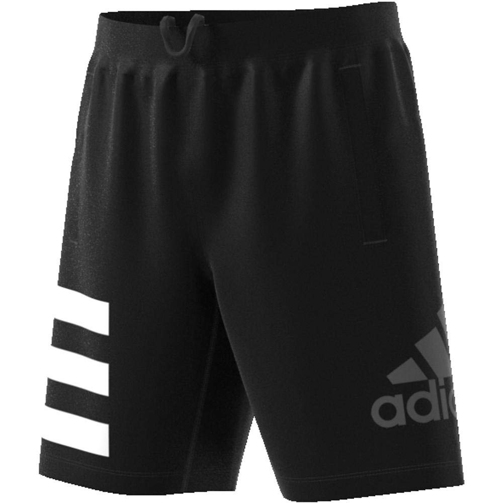 Adidas Boys Black and White Athletic Shorts